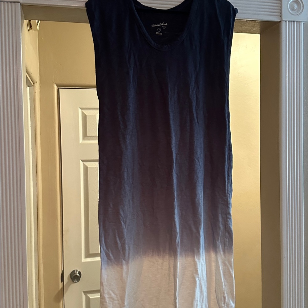 Universal Thread Navy Blue Ombré Dress